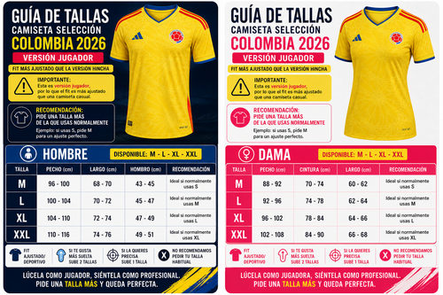 Camiseta seleccion Colombia mundial 2026